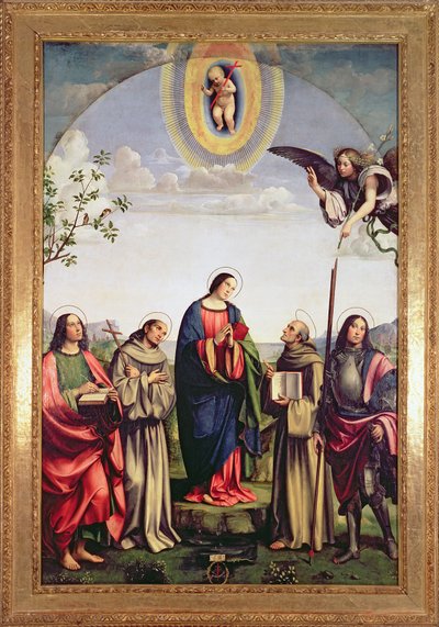 Annunciazione e Santi, 1500 da Il Francia